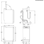 Lave linge top ELECTROLUX EW7T3733BO Reconditionné – Image 4