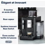 Expresso Broyeur DELONGHI FEB4435.B Rivelia Noire – Image 8