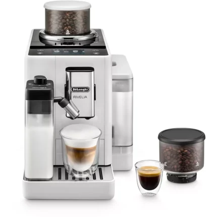 Expresso Broyeur DELONGHI FEB4455.W Rivelia Latte Blanche