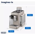 Expresso Broyeur DELONGHI FEB4455.BG Rivelia Latte Beige – Image 6