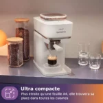 Machine à expresso PHILIPS Baristina BAR300/00 cafetière à grain Blanche – Image 2