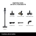 Aspirateur balai SAMSUNG Jet 85 Pro VS20C85G7TB – Image 15