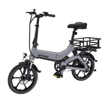 Vélo à assistance électrique pliant Hitway BK2 16" avec panier