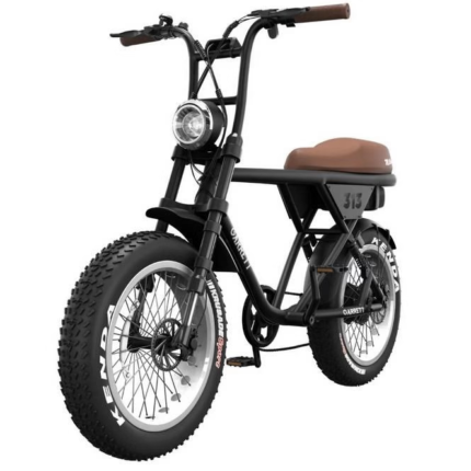 Vélo électrique biplace cargo garrett miller z pneus off road,noir