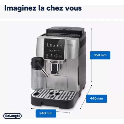 Expresso Broyeur DELONGHI FEB22.82.SB Magnifica Start Argent