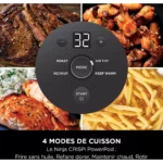 Friteuse sans huile NINJA CRISPi 4-in-1 Gris Cyber Space FN101EUGY – Image 3