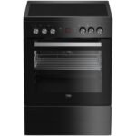 Cuisinière vitrocéramique BEKO BEKO FSM6730BCS Multifonction Catalyse 60 cm