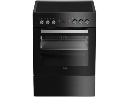 Cuisinière vitrocéramique BEKO BEKO FSM6730BCS Multifonction Catalyse 60 cm
