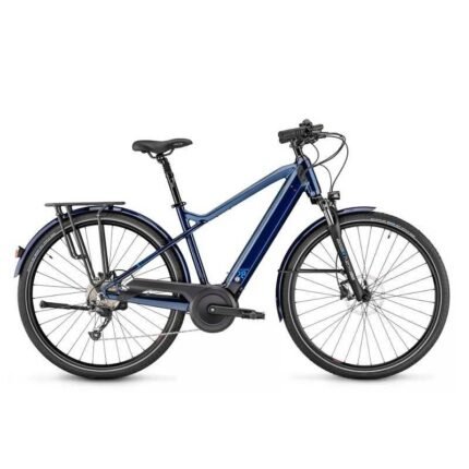 Velo Moustache Samedi 28.2 Shimano Altus 9V 500 Wh 700mm Bleu Nuit 2023