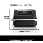Friteuse sans huile NINJA Foodi Max Dual Zone AF550EU – Image 2