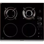 Plaque mixte induction gaz BRANDT BPI6413BM – Image 6
