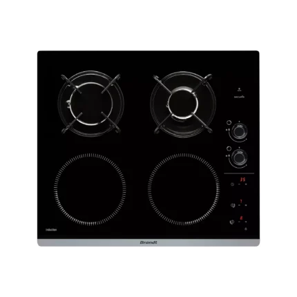 Plaque mixte induction gaz BRANDT BPI6413BM