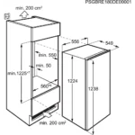 AEG Réfrigérateur 1 porte encastrable AEG OSF5O121DF OptiSpace – Image 3