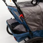 Remorque vélo enfant poussette 2 places 3-In-1 Ax.Bike – Image 3