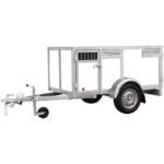 Remorque BW Trailers 4 chiens blanc