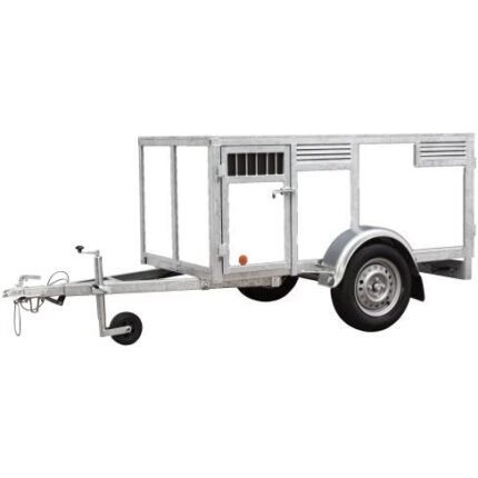 Remorque BW Trailers 4 chiens blanc