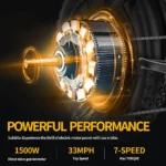 Ridstar Q20 1500W 48V 20AH gros pneu vélo électrique – Image 8