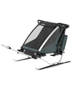 Remorque velo thule pour 2 Enfants - Chariot Cross 2 Double - dark slate – Image 6