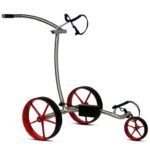 Tour Made Haicaddy HC9S Chariot de golf électrique cadre incurvé brossé