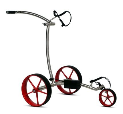 Tour Made Haicaddy HC9S Chariot de golf électrique cadre incurvé brossé