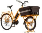 Vélo électrique Bocyclo Cargo Compact Orange - Batterie 500 Wh