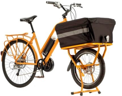 Vélo électrique Bocyclo Cargo Compact Orange - Batterie 500 Wh