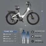 Vélo électrique Urbain SAMEBIKE RS-A01 Plus 750W Moteur – Image 6