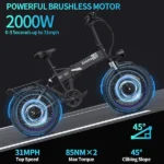 Vélo électrique pliant Ridstar H20 Pro – Image 6