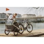 Remorque burley pour Vélo - D'Lite X Single pour 1 Enfant - sage green/charcoal – Image 2