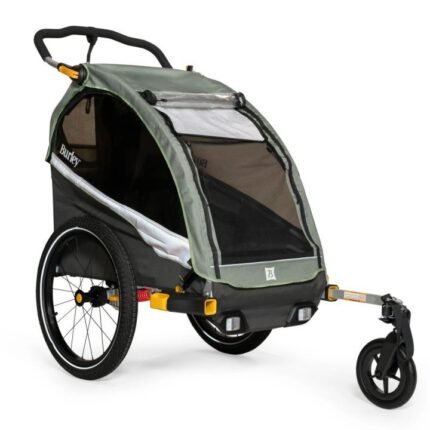 Remorque burley pour Vélo - D'Lite X Single pour 1 Enfant - sage green/charcoal