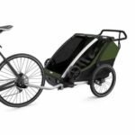 Chariot thule cab 2	Remorque Vélo pour 2 Enfants - cypress vert – Image 8