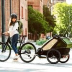 Chariot thule cab 2	Remorque Vélo pour 2 Enfants - cypress vert – Image 3