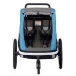 Remorque enfant velo Hamax pour 2 Enfants - Avenida - vert olive – Image 8