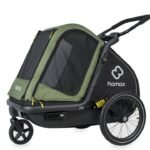 Remorque vélo animaux​ Hamax - Pluto Medium - vert/noir