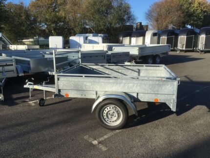 Remorque mecano galva robust simple essieu 750kg