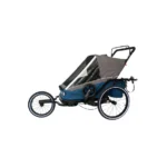 Remorque vélo enfant poussette 2 places 3-In-1 Ax.Bike – Image 5