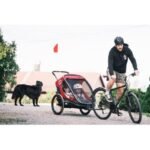 Remorque vélo charge 100 kg Hamax Outback pour 2 Enfants - rouge / noir – Image 8