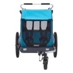 Remorque poussette 2 enfants pour vélo Thule Chariot Coaster XT – Image 3