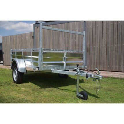Remorque 225x132 cm aluminium simple essieu