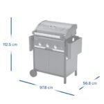 Barbecue gaz Select 3 LX Plus + plancha - Campingaz – Image 2