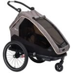 Vélo remorque XLC MONO S Enfants - gris/beige/anthracite