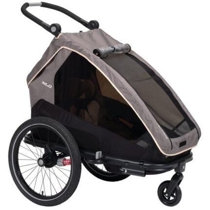 Vélo remorque XLC MONO S Enfants - gris/beige/anthracite