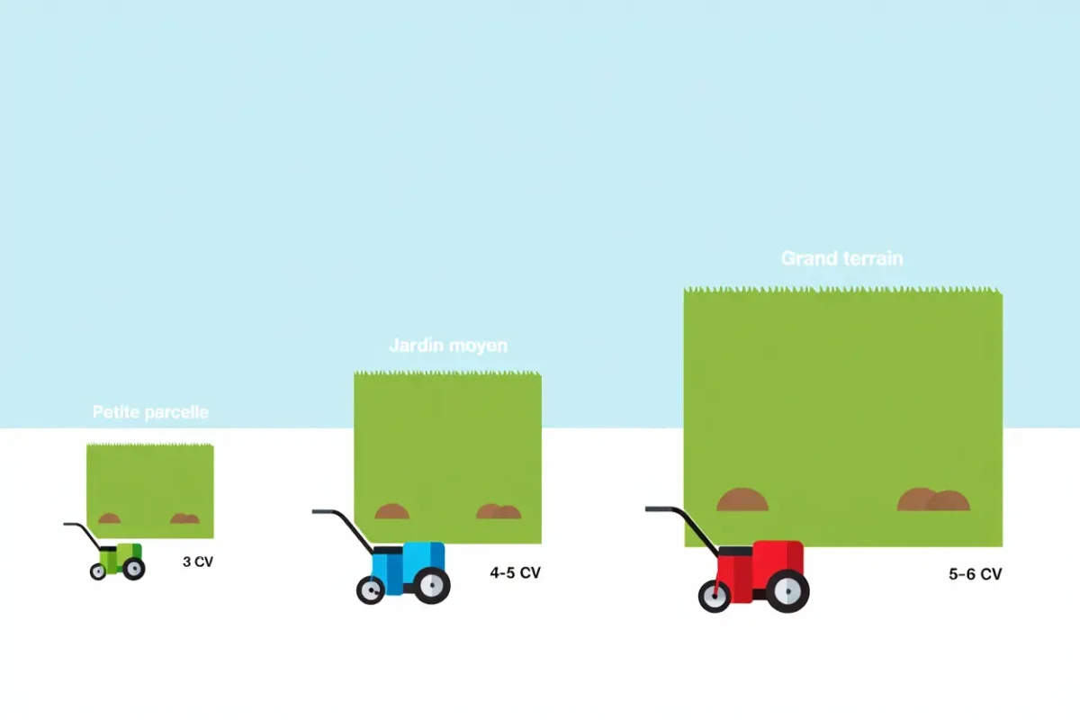 Comparaison des puissances selon la surface