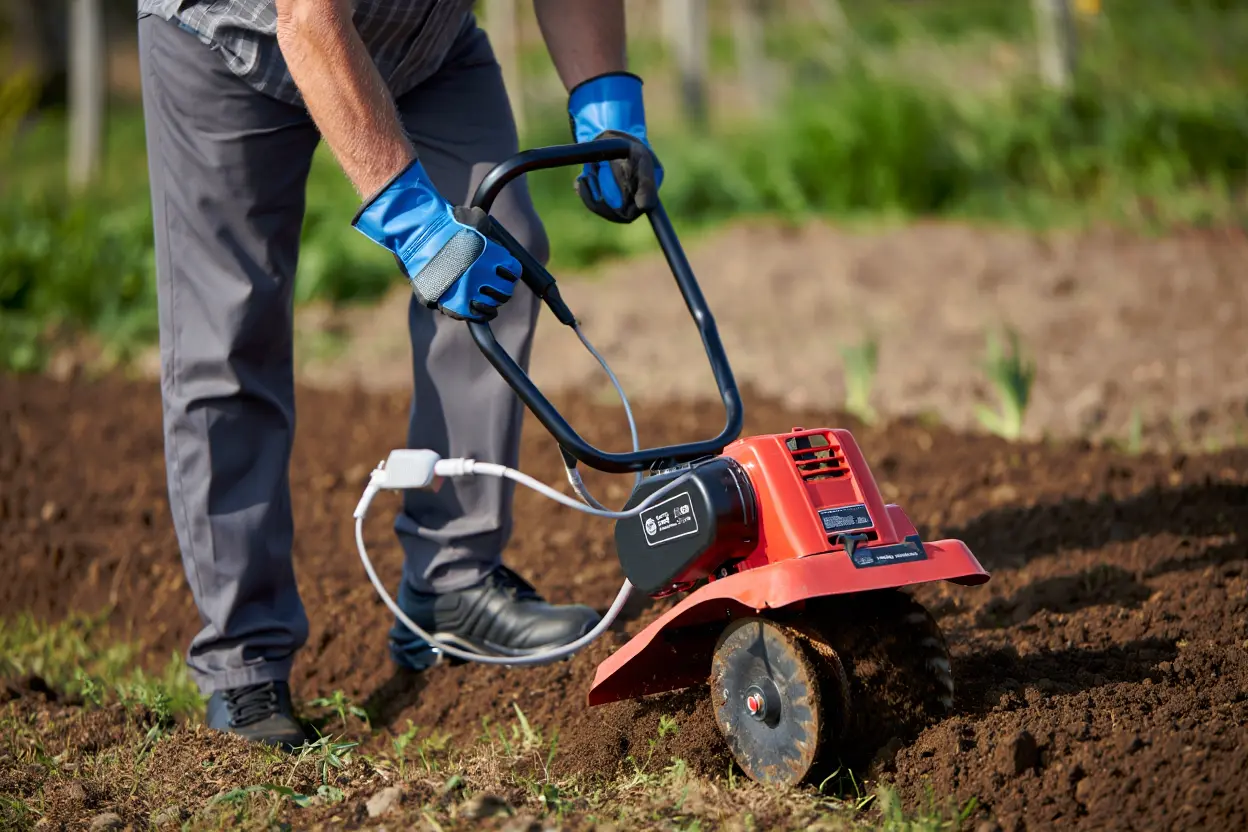 Utilisation sécurisée d'une motobineuse