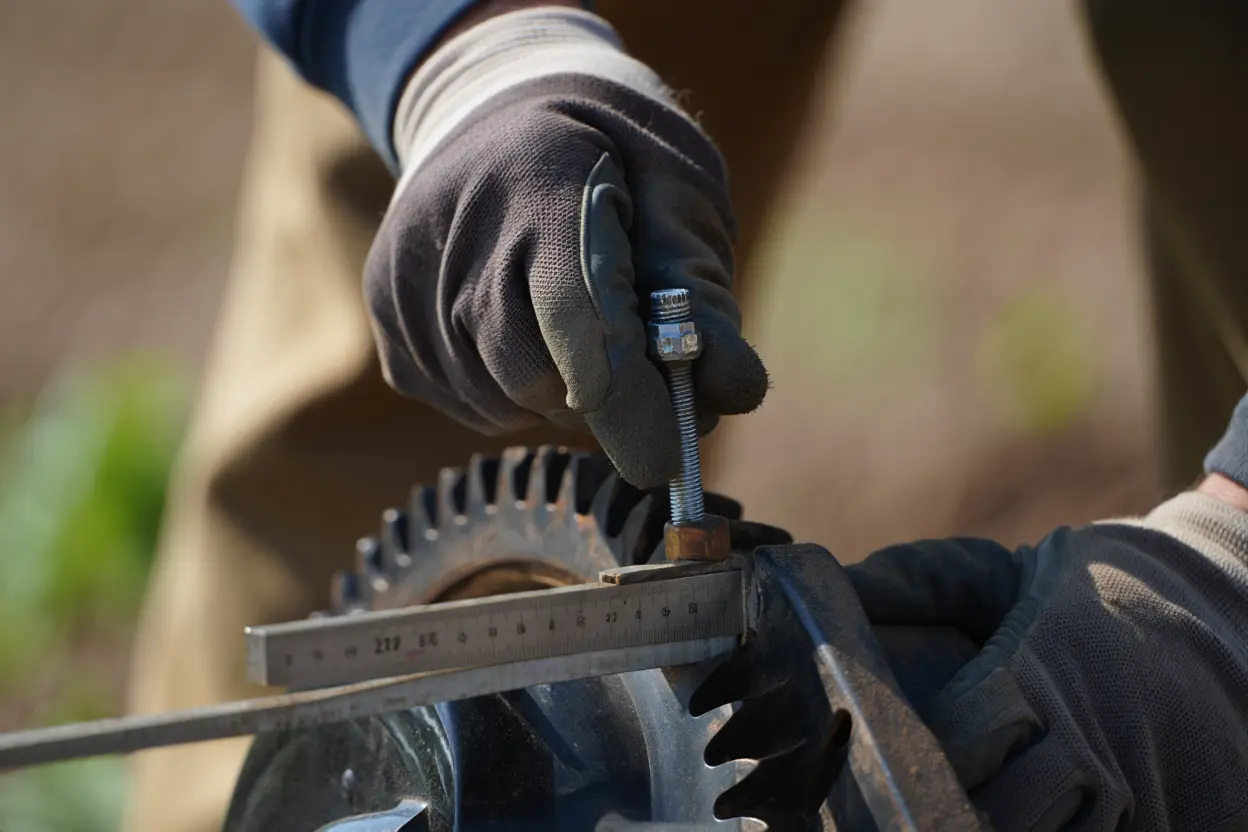 Ajustement de la profondeur de travail