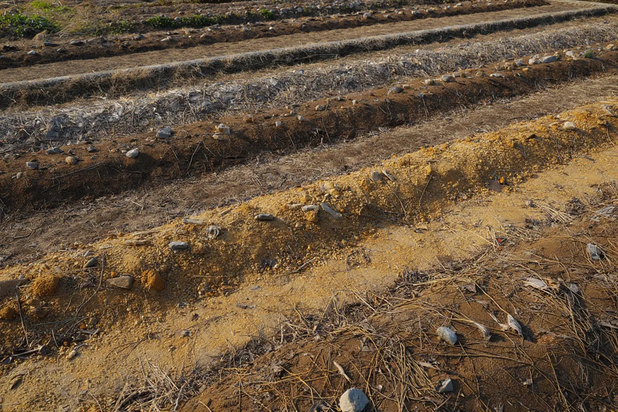 Préparation du terrain de jardin