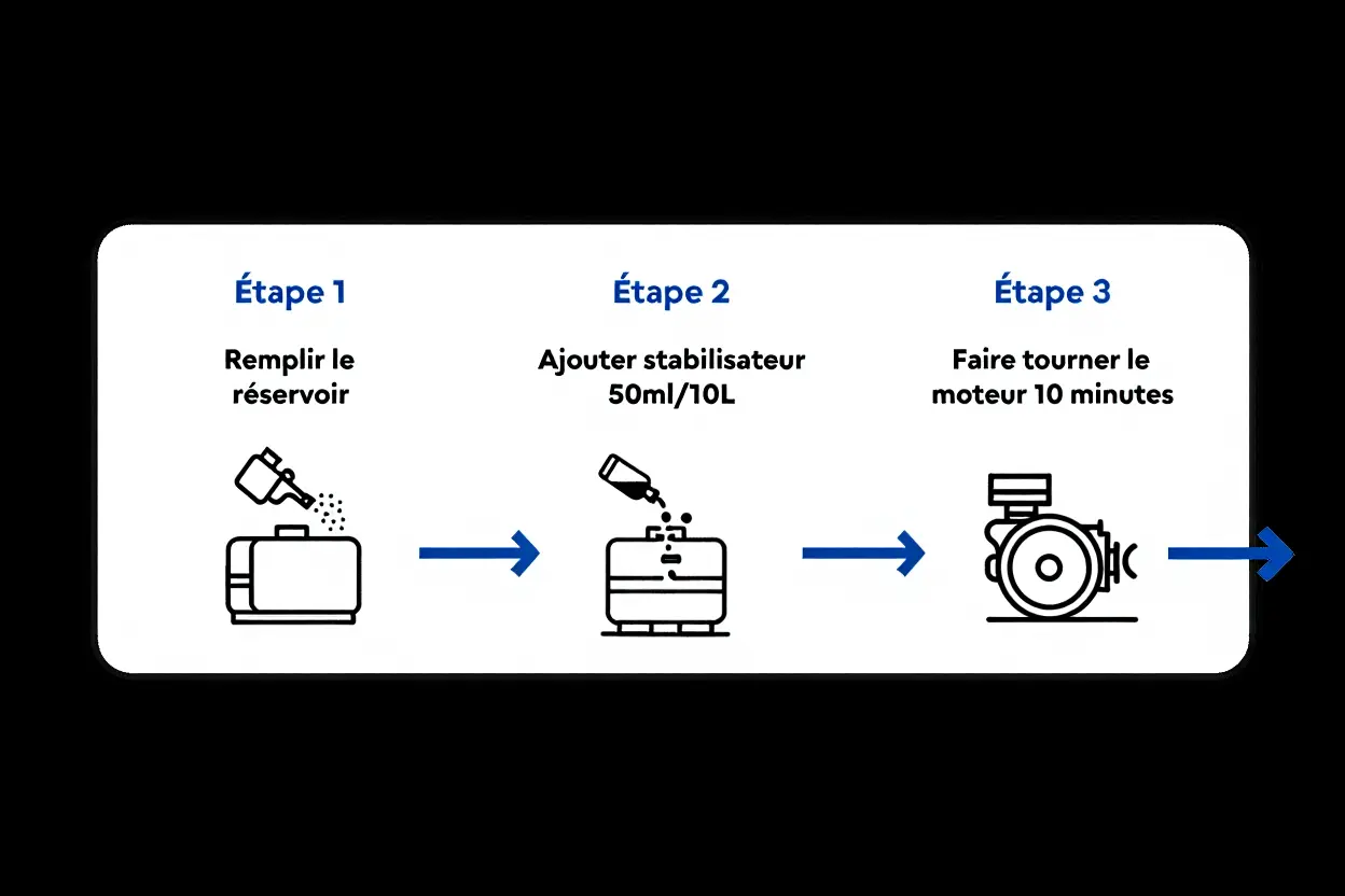 Processus de stabilisation du carburant